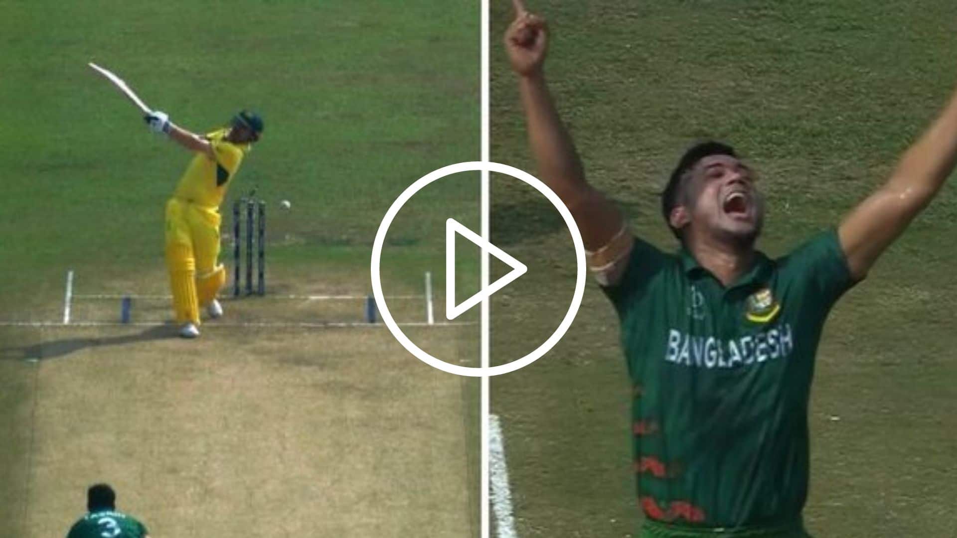 [Watch] Taskin Ahmed Draws First Blood As He Cleans Up Travis Head With A Pacy Delivery